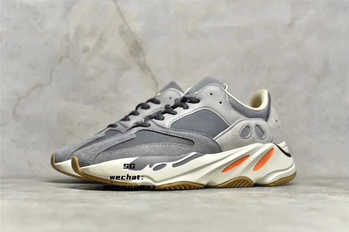 Adidas Yeezy Boost 700 MNVN Blue Orange Sneakers Chunky Sneakers - 68