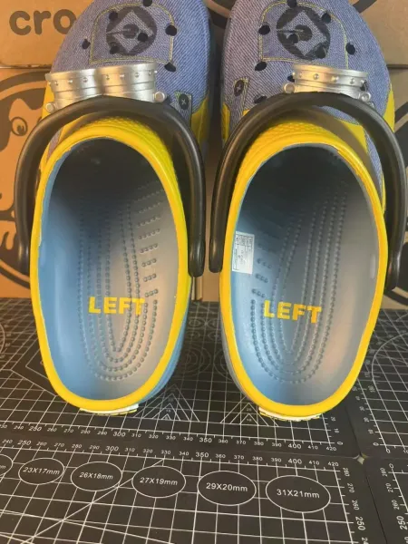 Crocs Classic Clog Disney Cars Lightning McQueen Collaboration Orange Kids Sandals - 9