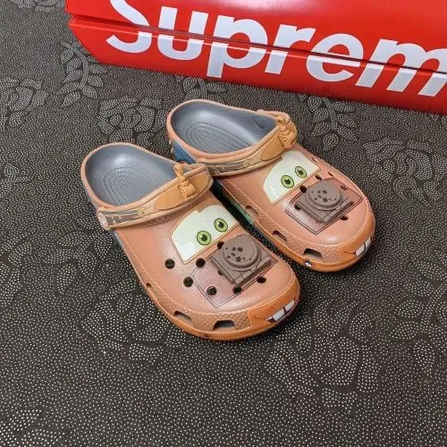 Crocs Classic Clog Disney Cars Lightning McQueen Collaboration Orange Kids Sandals - 1