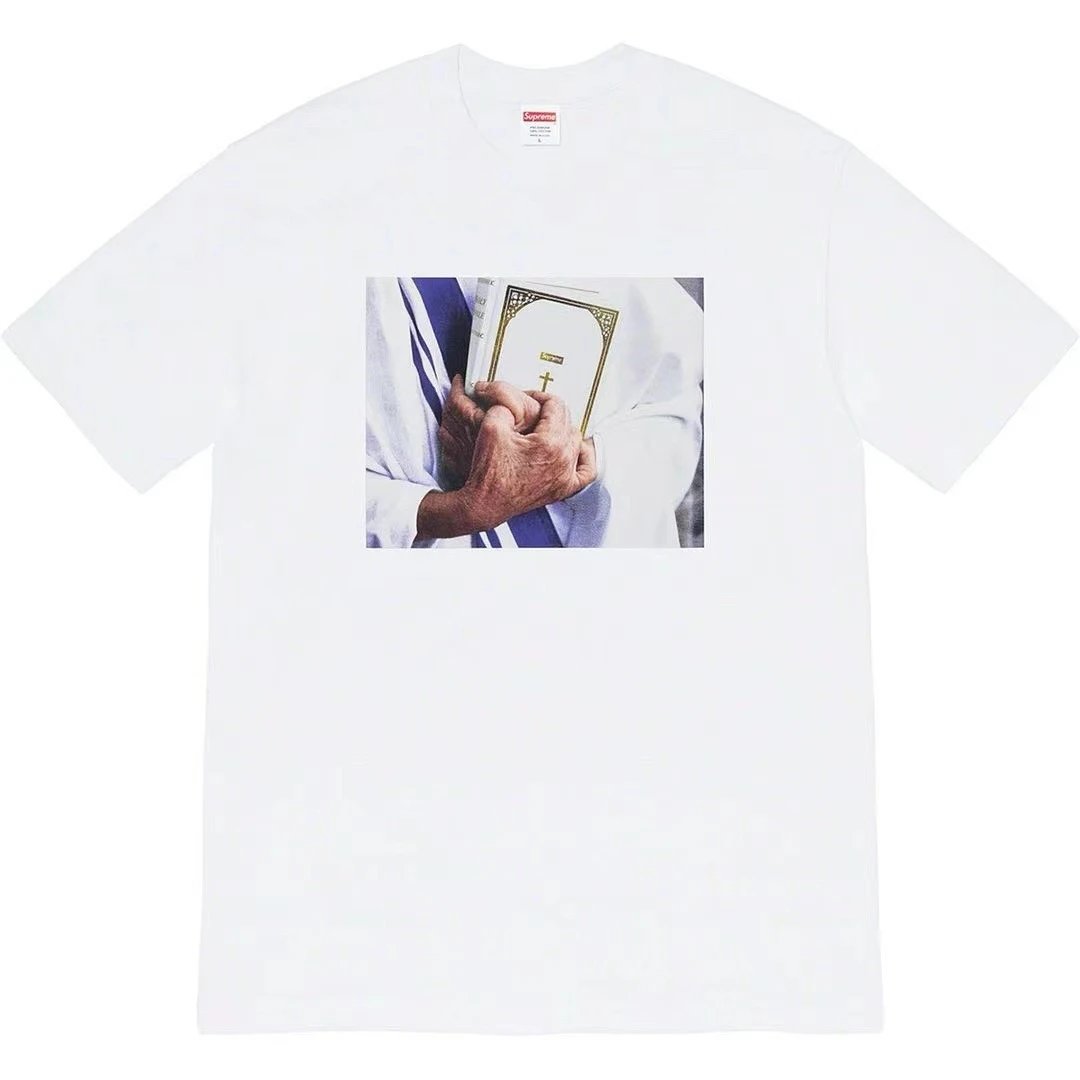 M018 White [Heavyweight Premium Edition] Praying