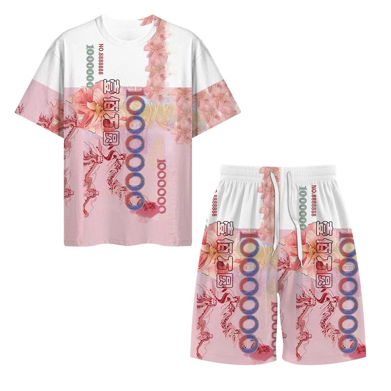 Million Dollar Round Short Sleeve Suit