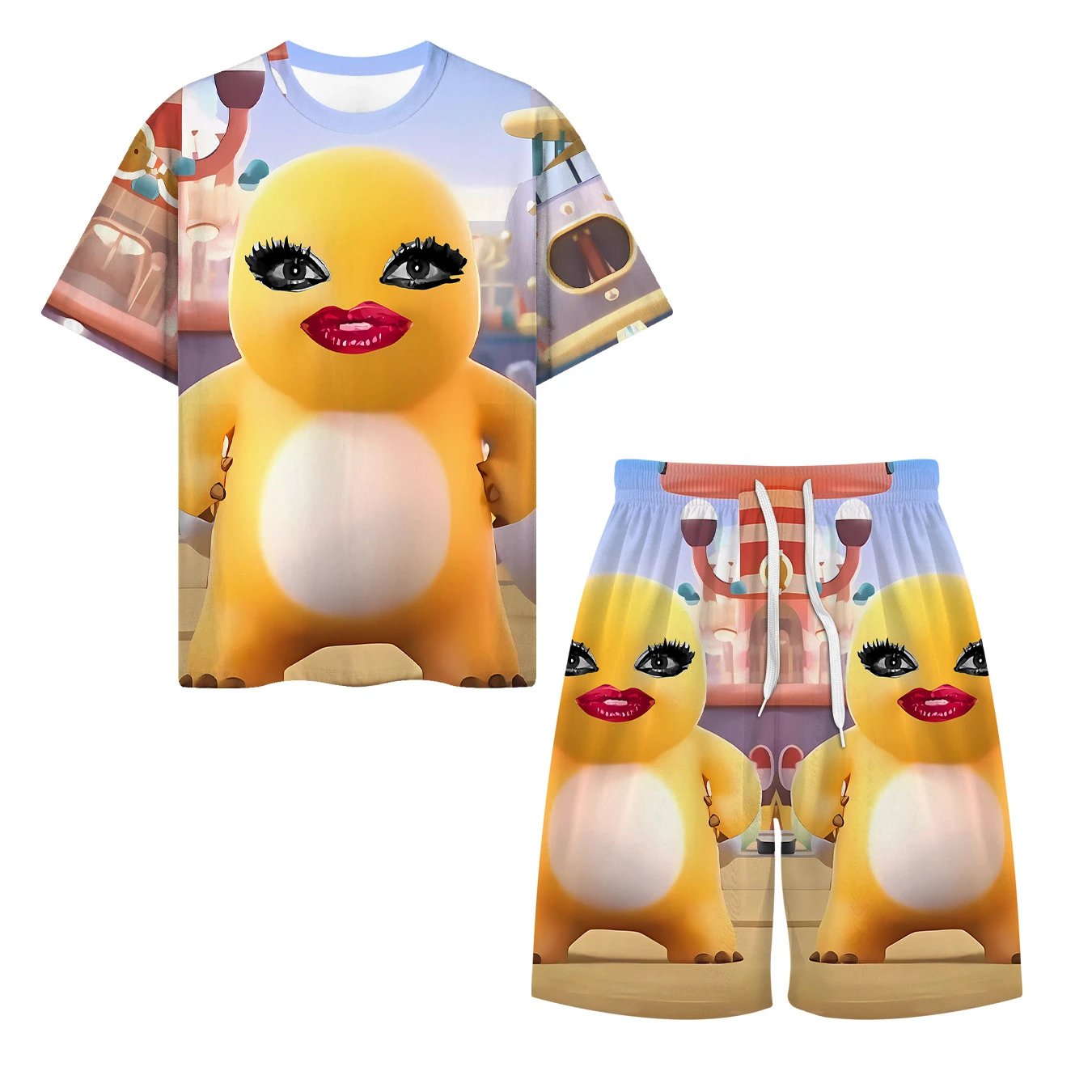 Super Extreme Little Milk Dragon Short Sleeve Set