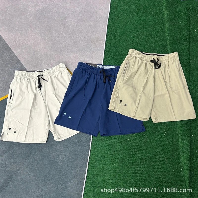 Summer American shorts four quarter sport loose breathable training men's and women's track and field fitness casual running speed dry shorts