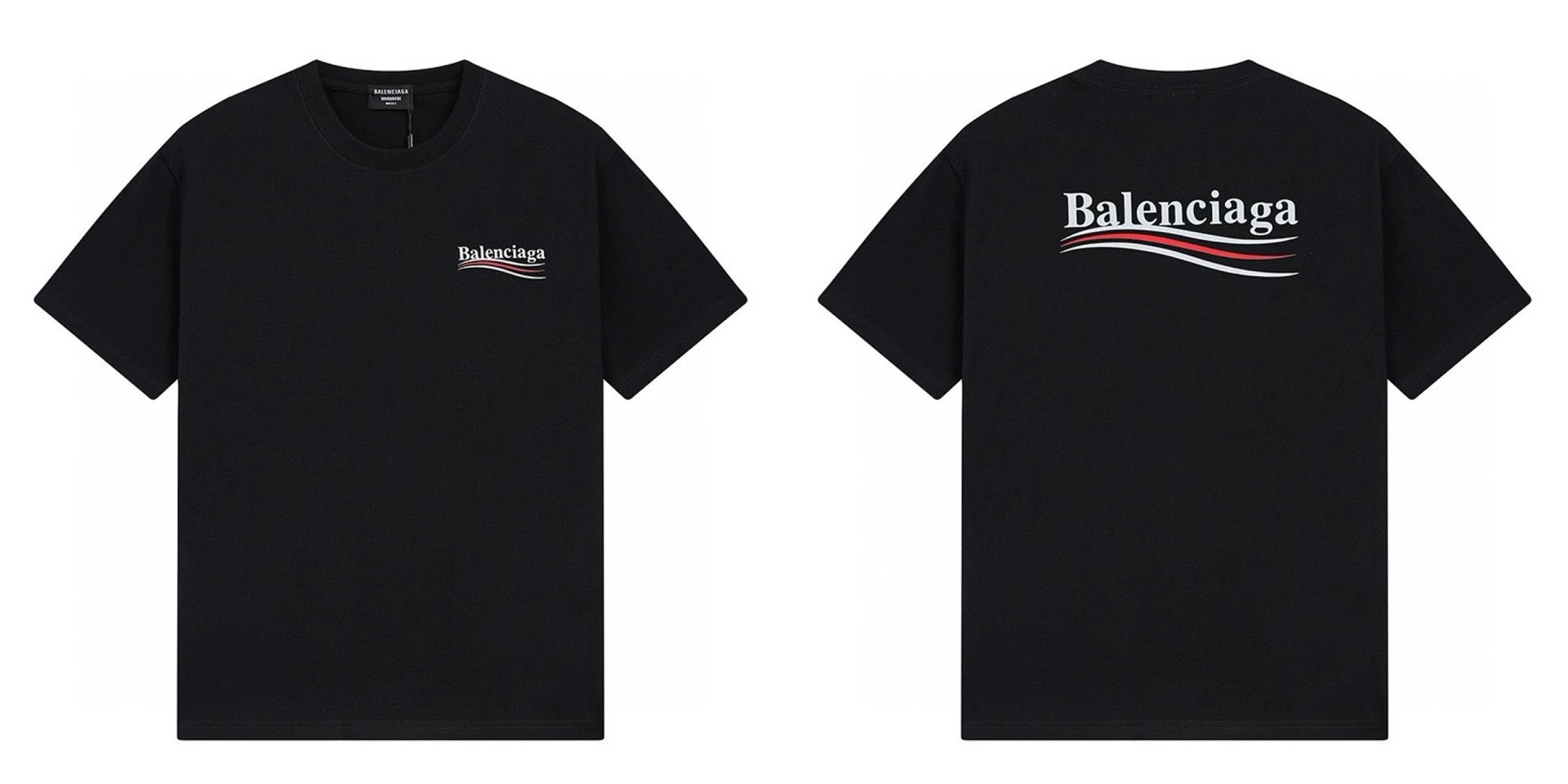 Balenciaga The Lot Graphic Print White T-Shirt - 7