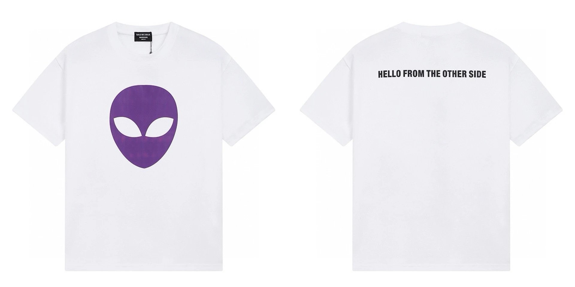 Balenciaga The Lot Graphic Print White T-Shirt - 15