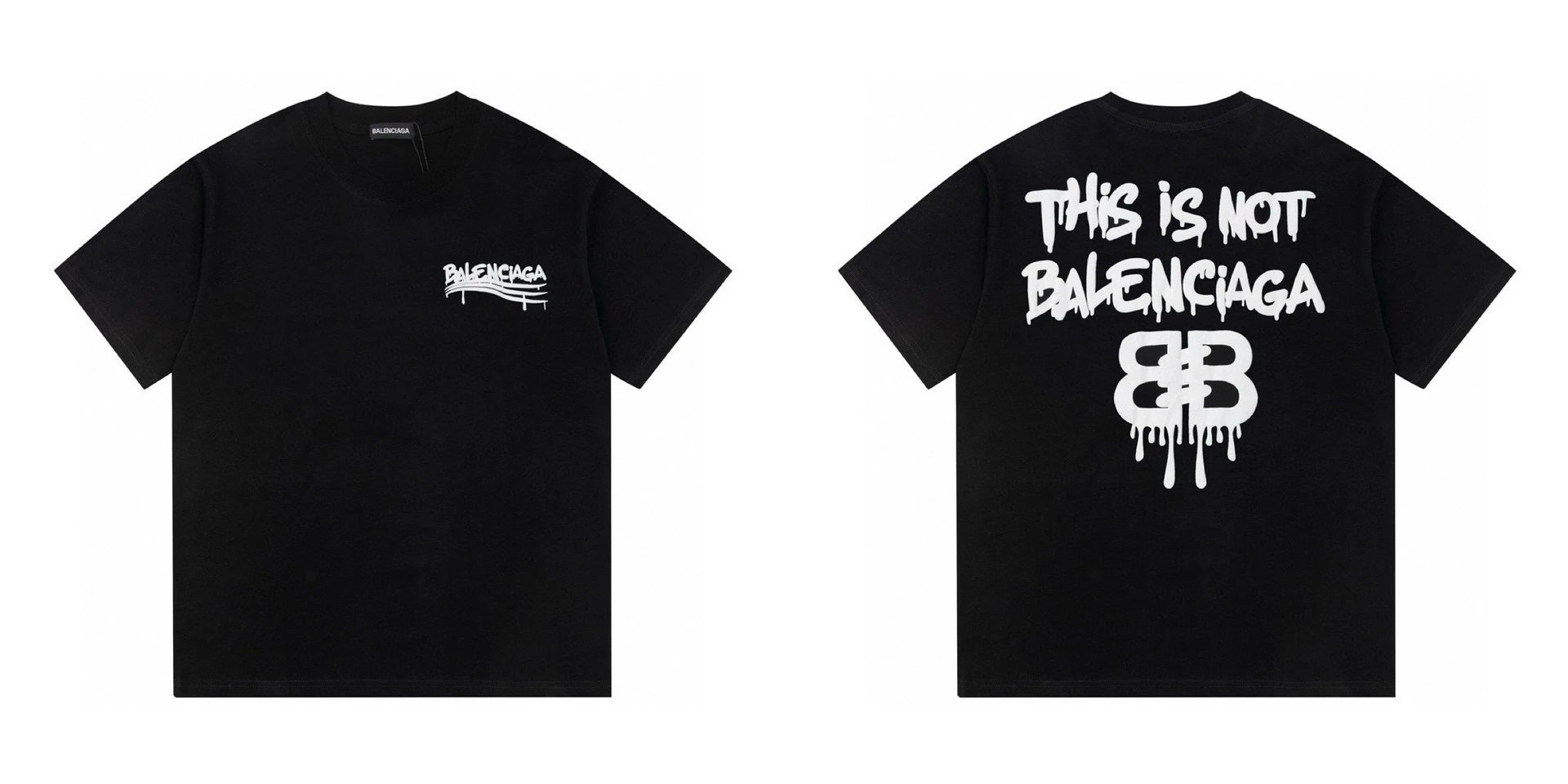 Balenciaga The Lot Graphic Print White T-Shirt - 22