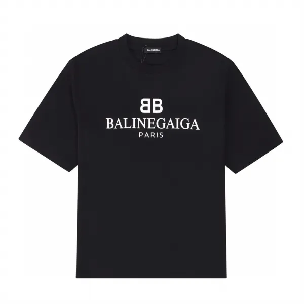 Balenciaga Repeat Logo T-Shirt White/Black - 5