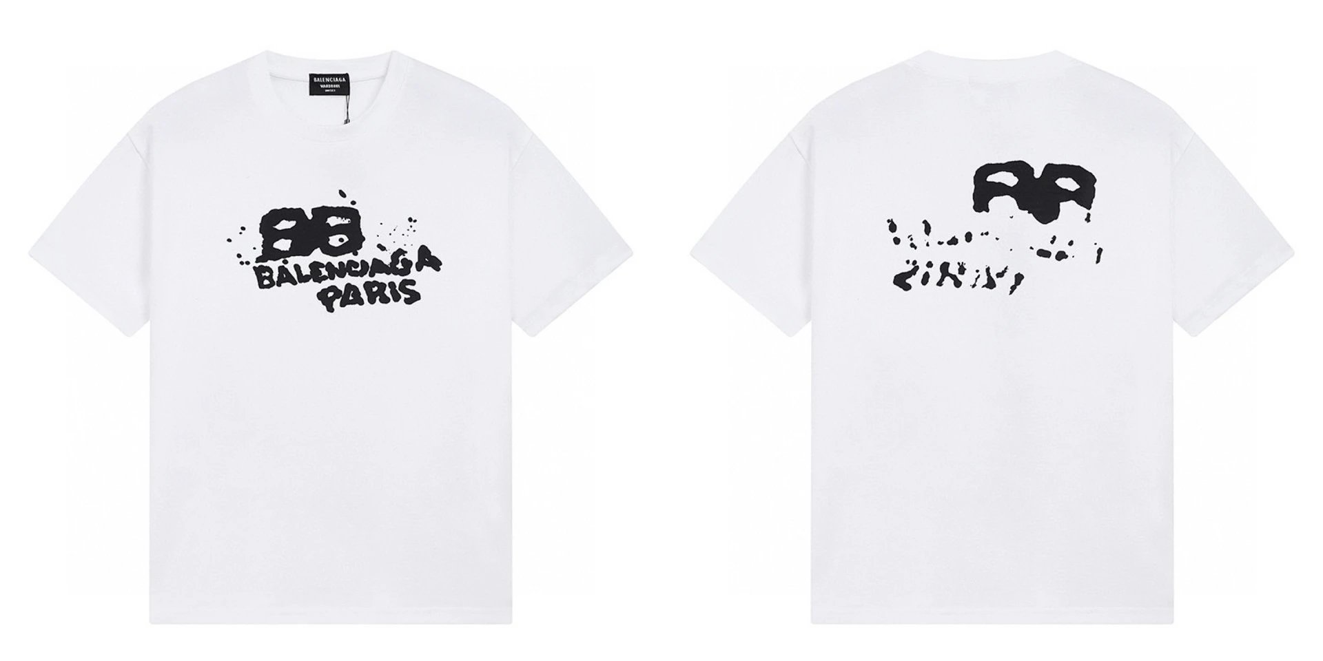 Balenciaga The Lot Graphic Print White T-Shirt - 8
