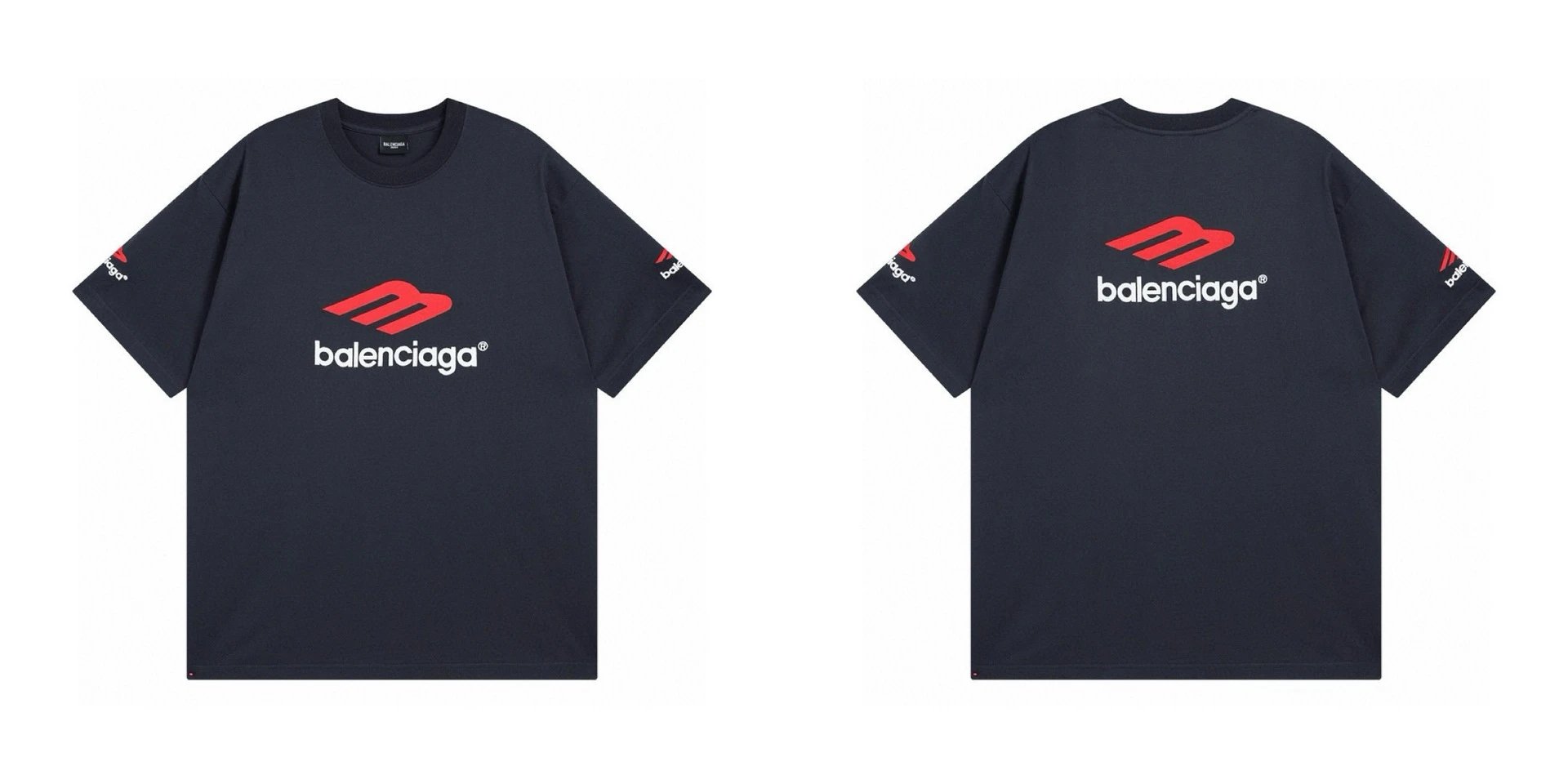 Balenciaga The Lot Graphic Print White T-Shirt - 5