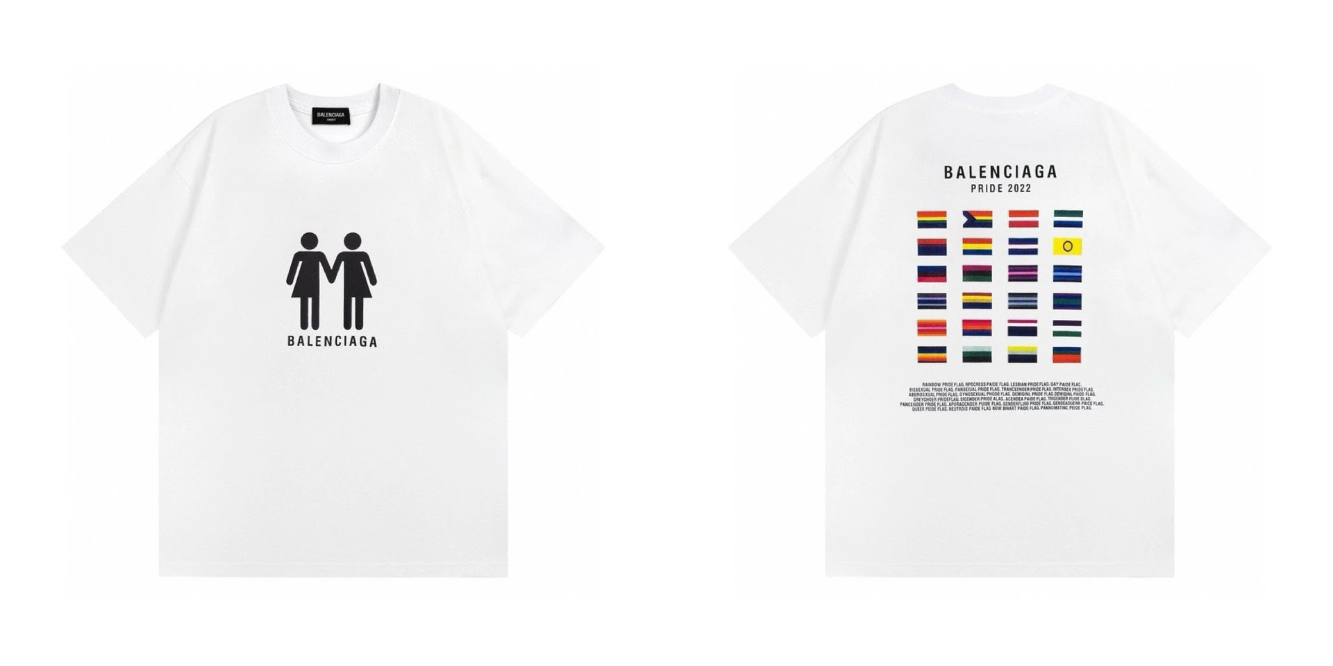 Balenciaga The Lot Graphic Print White T-Shirt - 13