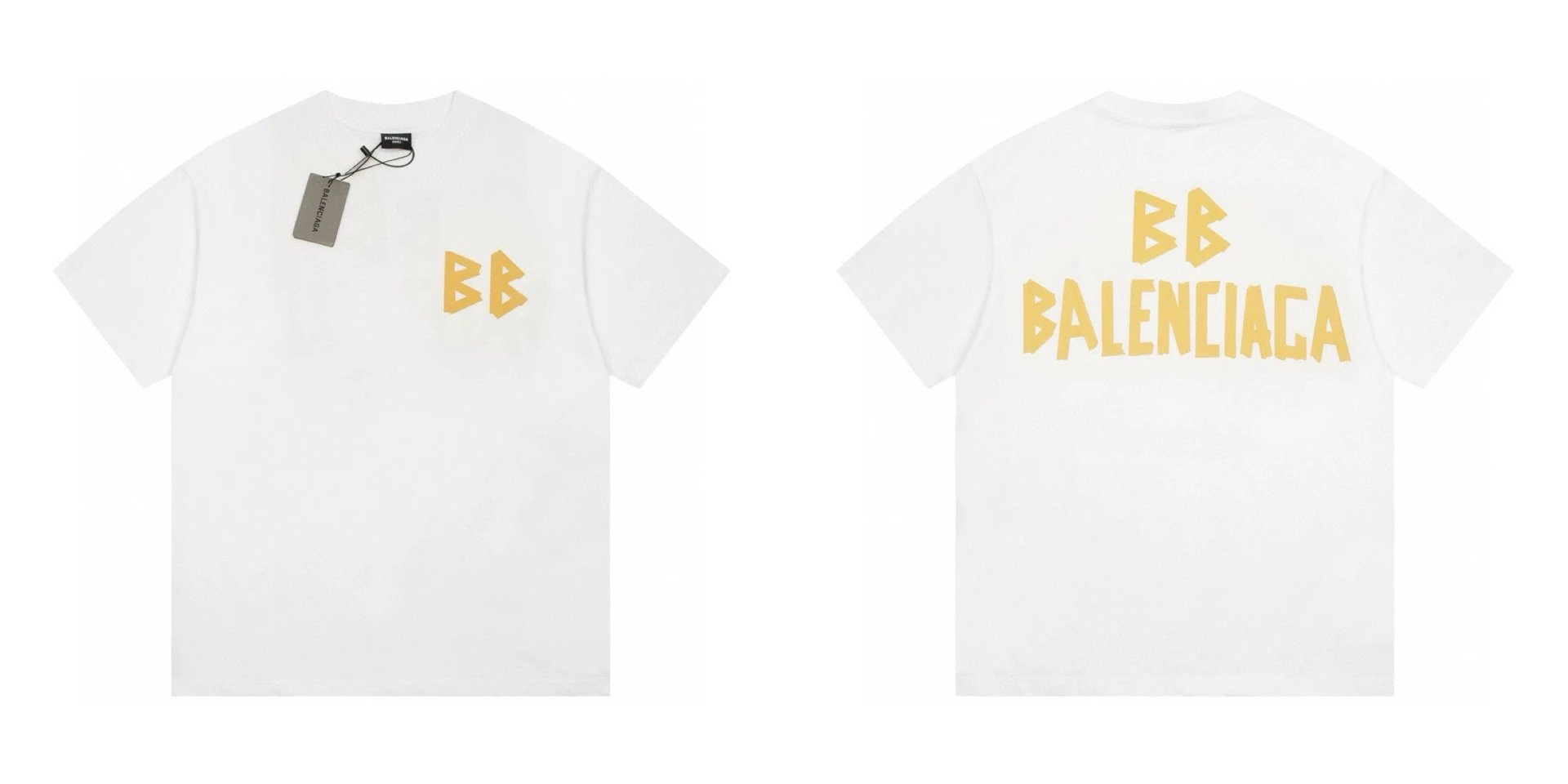Balenciaga The Lot Graphic Print White T-Shirt - 27