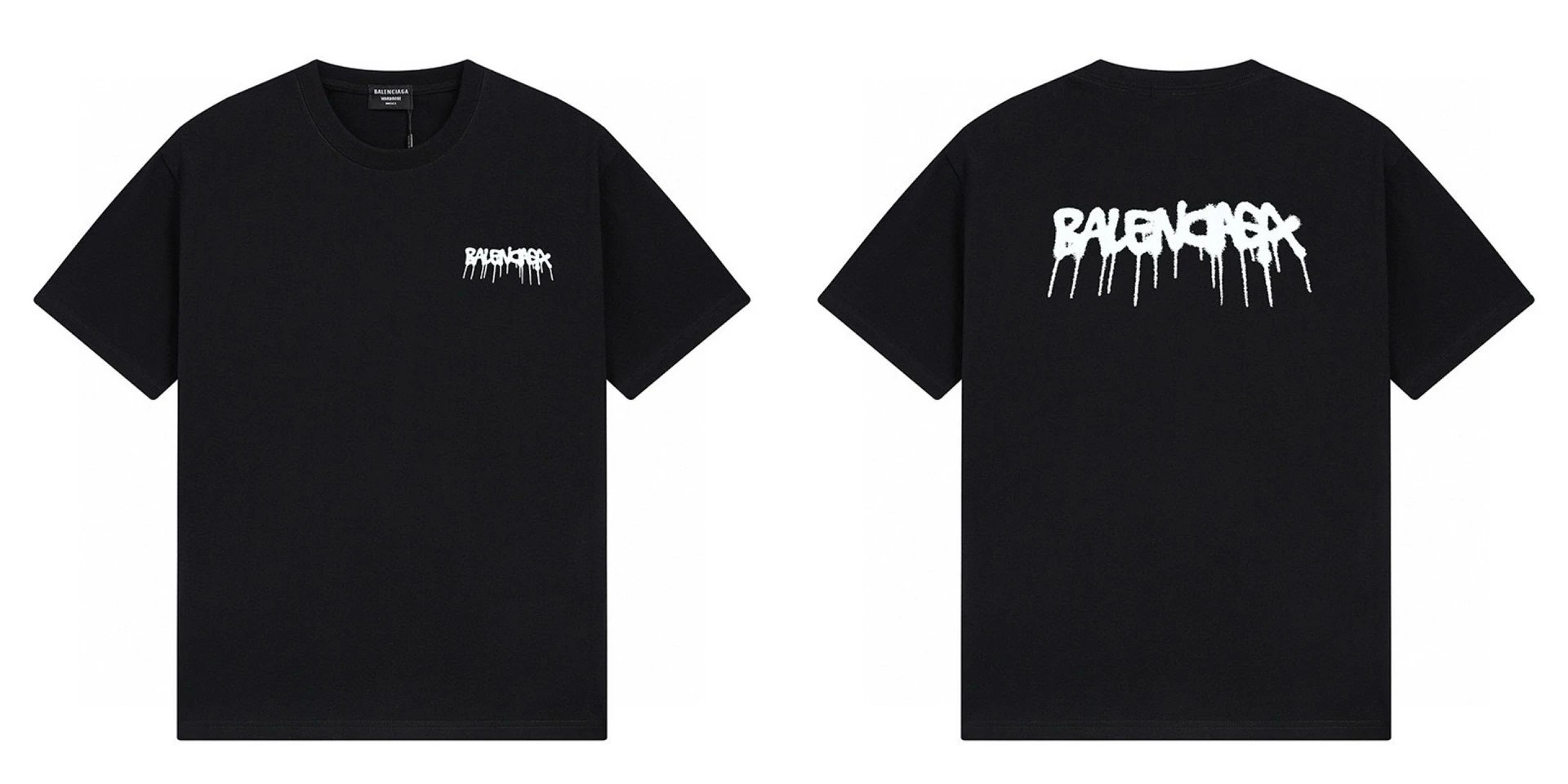 Balenciaga The Lot Graphic Print White T-Shirt - 24