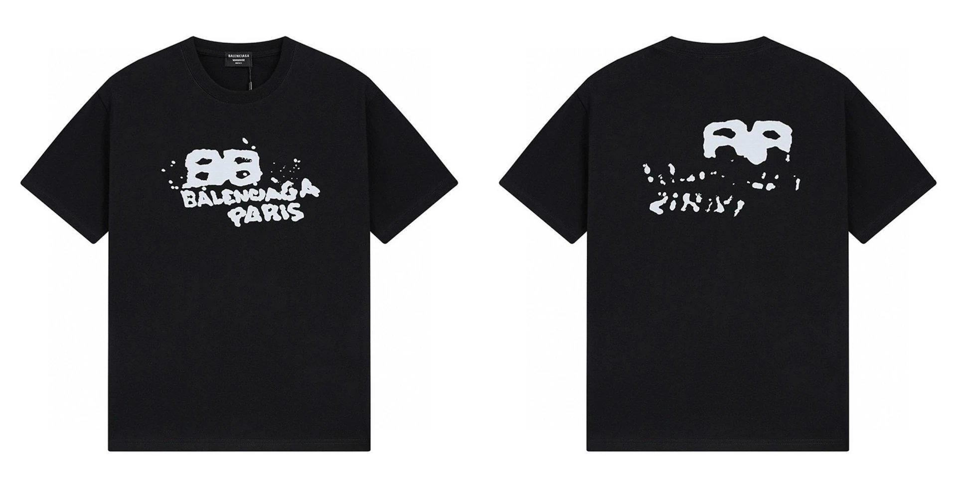 Balenciaga The Lot Graphic Print White T-Shirt - 9