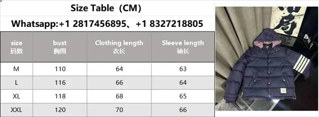 Unbranded Jackets Hooded quilted puffer jacket with four-stripe sleeve product detail image 2