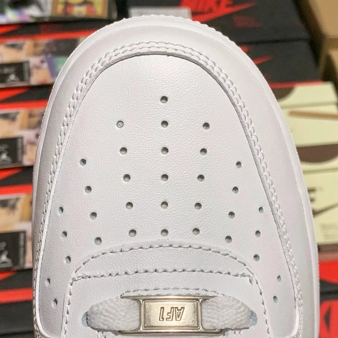 Nike Air Force 1 Low White Sneakers - 7