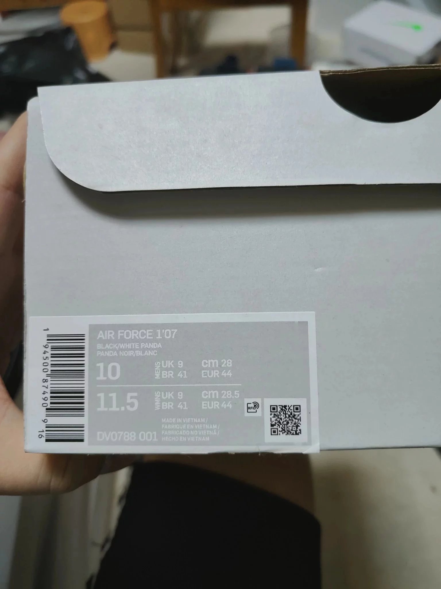 Nike Air Force 1 Low White Sneakers - 23
