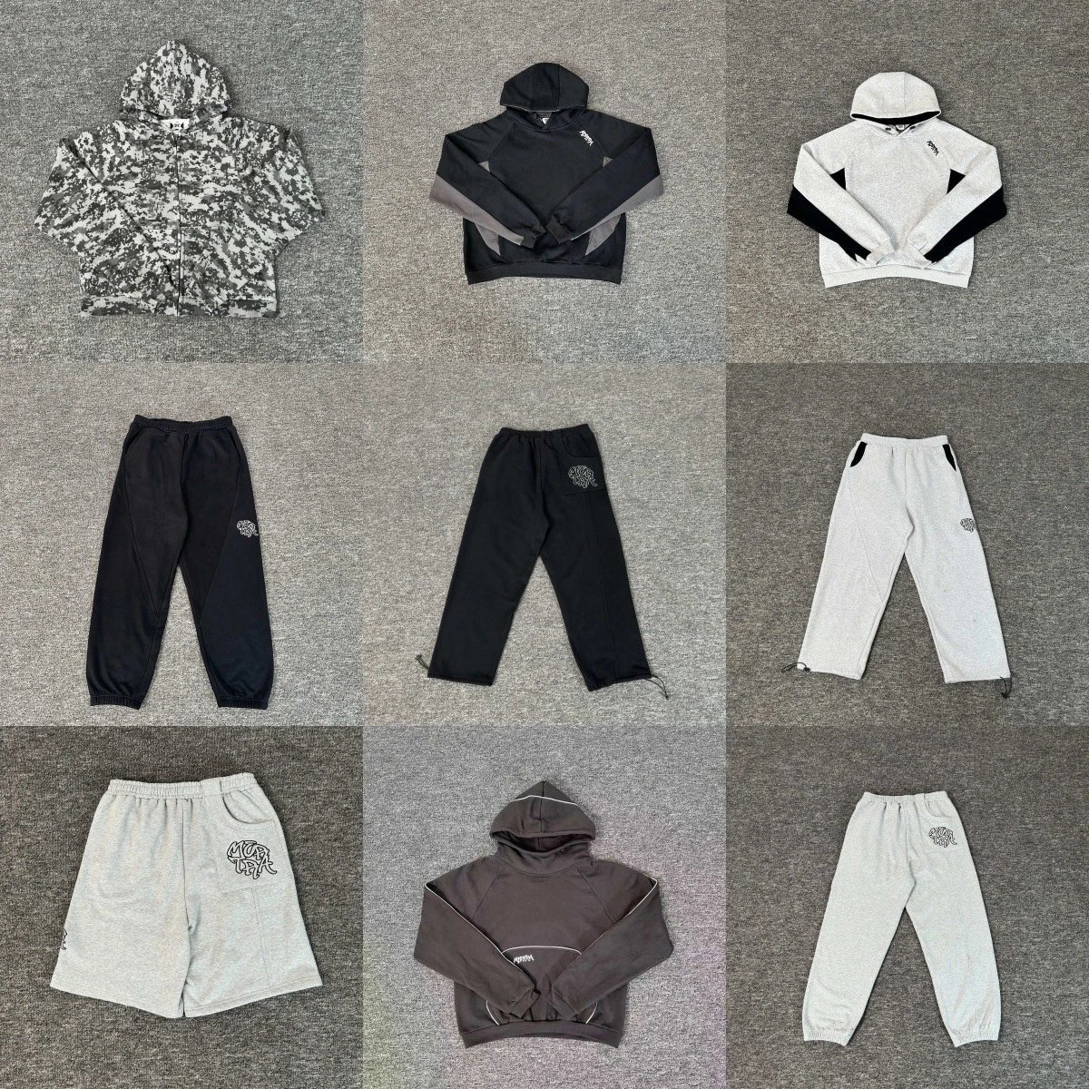 Sweatshirt Embroidered Alphabet Sweatpants Autumn and Winter Couple Set Trendy
