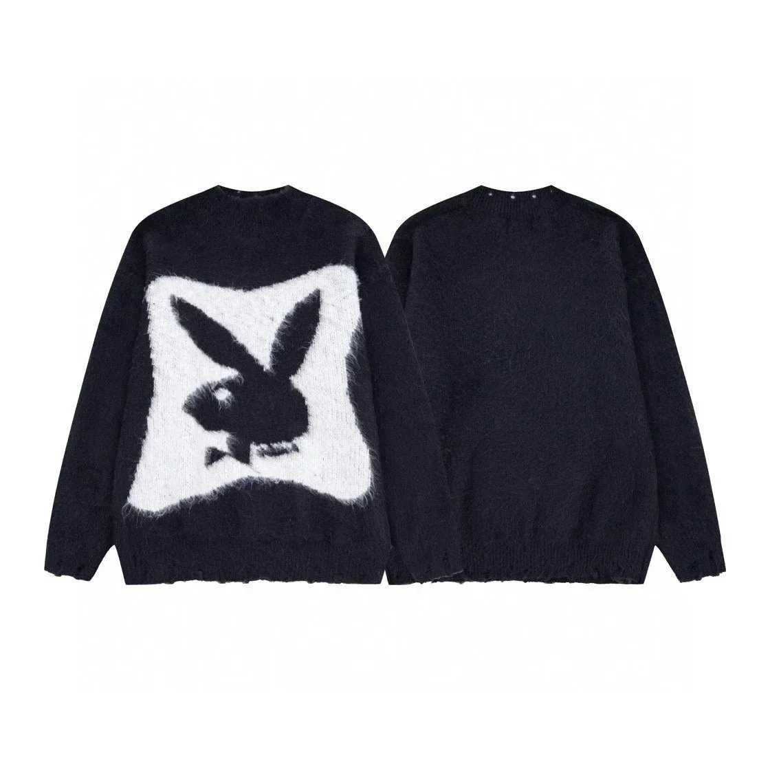 Playboy Bunny Logo Knit Sweate