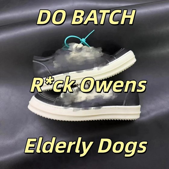 R * ckOwens casual board shoes