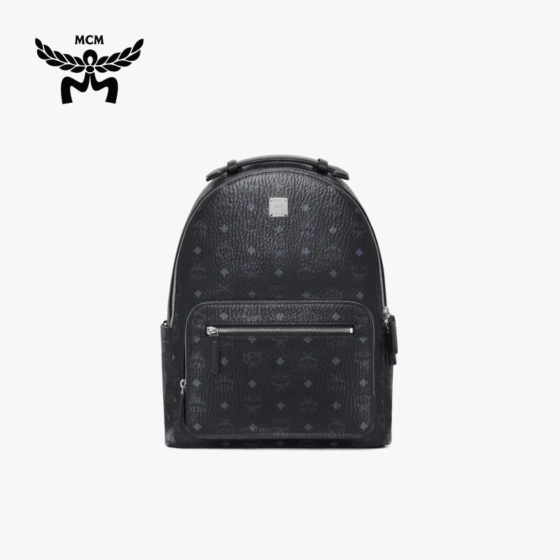 MCM BACKPACK经典印花大容量男士中号双肩背包
