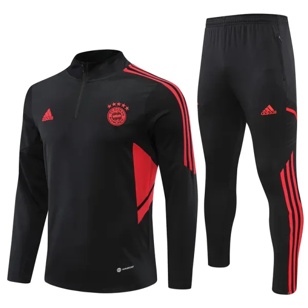 Adidas FC Bayern Munich Training Tracksuit Black / Red - 1