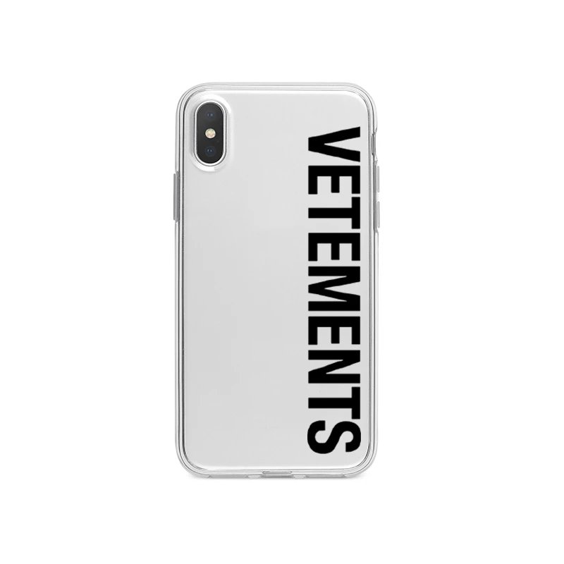 Vetements Logo Phone Case Black - 4