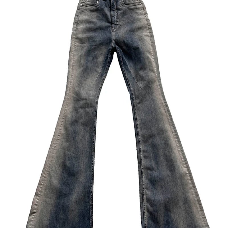 Flared Bootcut Jeans Gray Wash