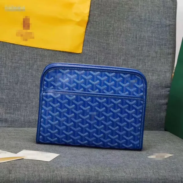 Goyard Saint Louis Pouch Blue Clutches - 1