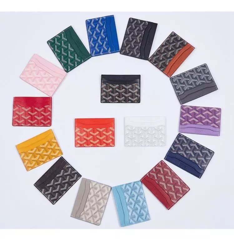Goyard Saint Louis Card Holder Brown and Black - 3