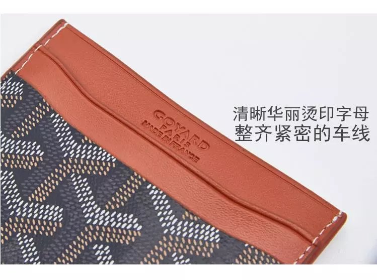 Goyard Saint Louis Card Holder Brown and Black - 9
