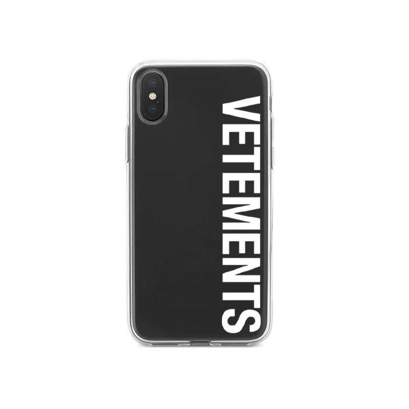 Vetements Logo Phone Case Black - 6