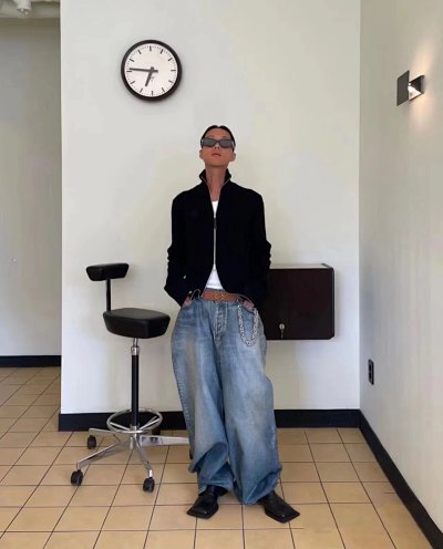 Balenciaga Waxed Denim