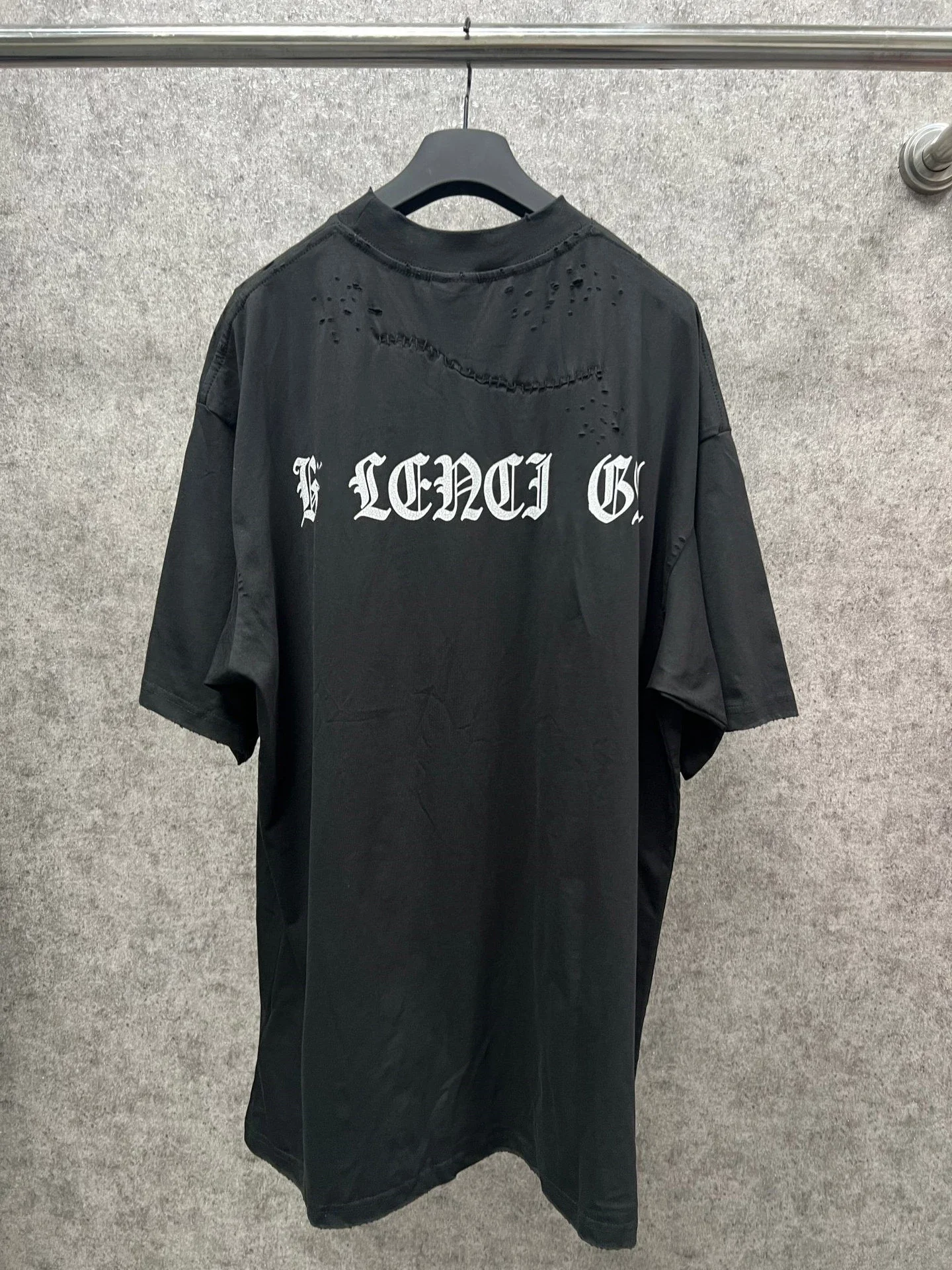 Balenciaga Camiseta Double Layer Goth