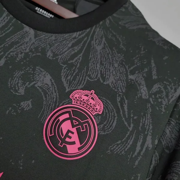 Real Madrid x Adidas 2023-24 Third Jersey Black Pink - 19