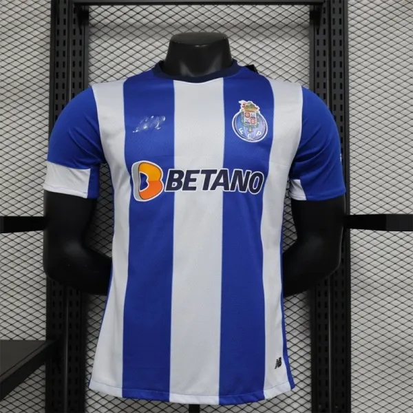 FC Barcelona FC Porto Home Jersey Blue and White Striped Football Shirt Jersey - 1