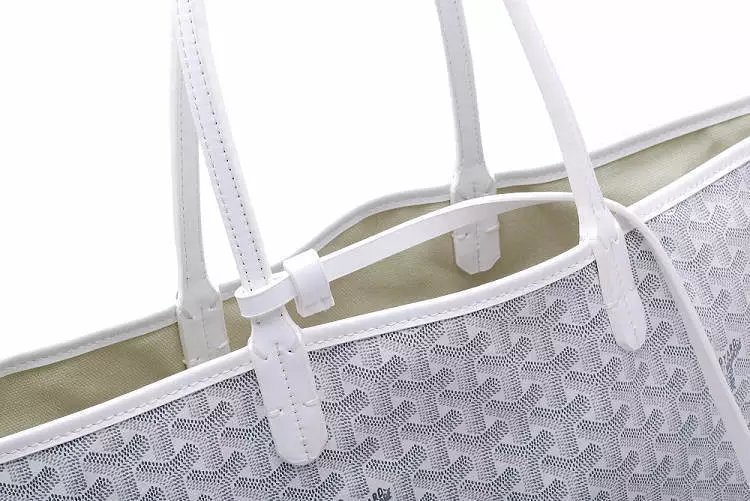 Goyard Saint Louis Tote Bag in Graphite Gray with Mini Pouch - 6