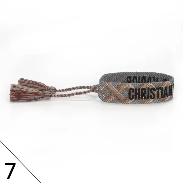 Dior Oblique Woven Bracelet Multicolor Accessories Jewelry - 1