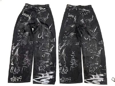 Balenciaga Graffiti Denim