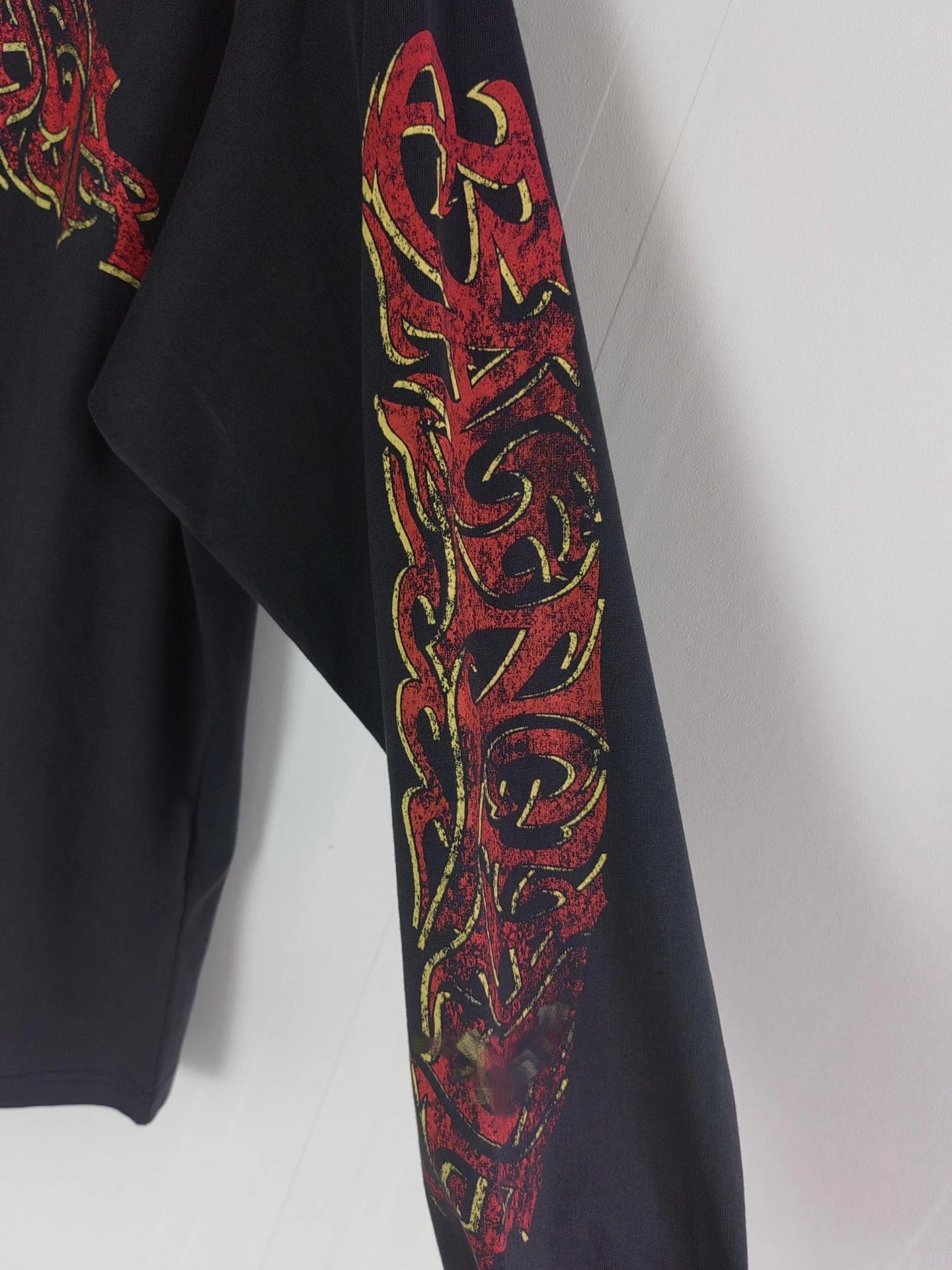 Black Long Sleeve Graphic Tee