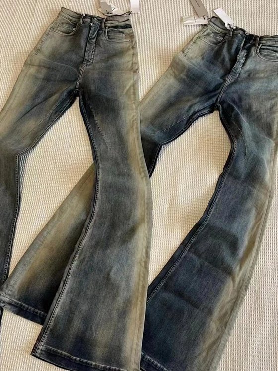 Micro horn tight fitting slimming jeans for men and women 159-2101
