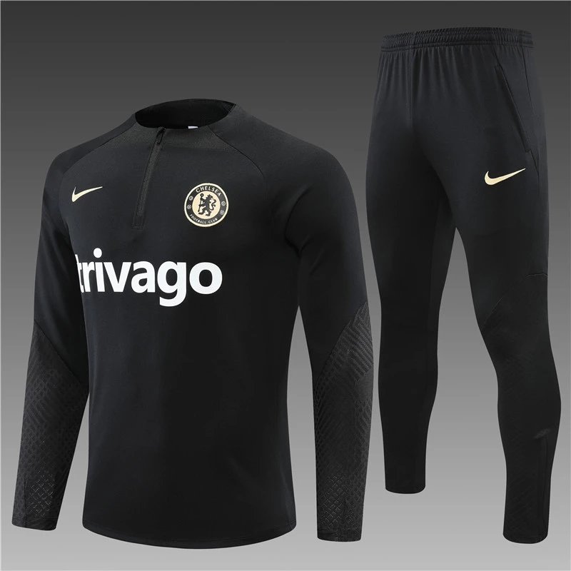 Chelsea FC Nike Chelsea FC Training Set Black Tracksuit