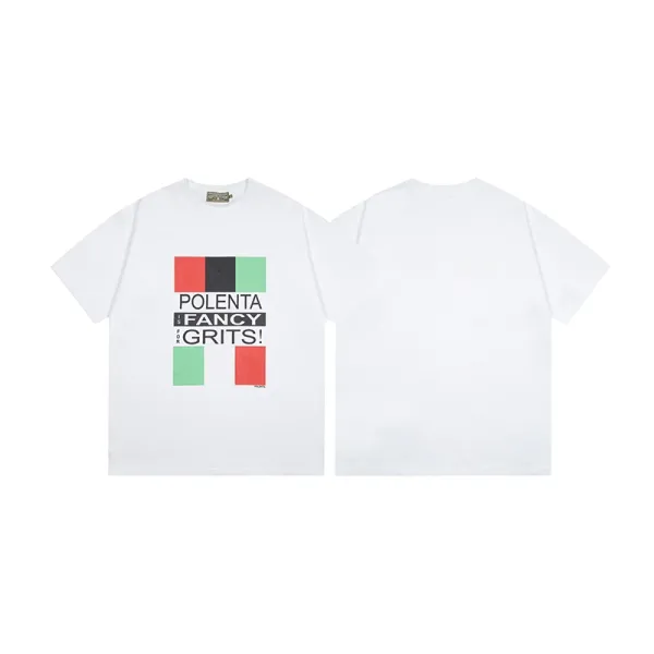 Design Polenta Fancy for Grits White Graphic T-Shirt T-Shirts - 1