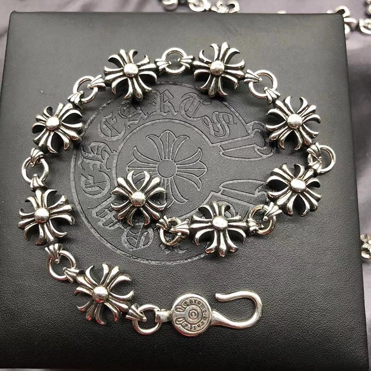 Large Cross Flower Bracelet