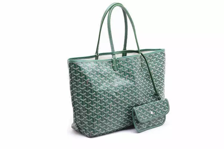 Goyard Saint Louis Tote Bag in Graphite Gray with Mini Pouch - 16