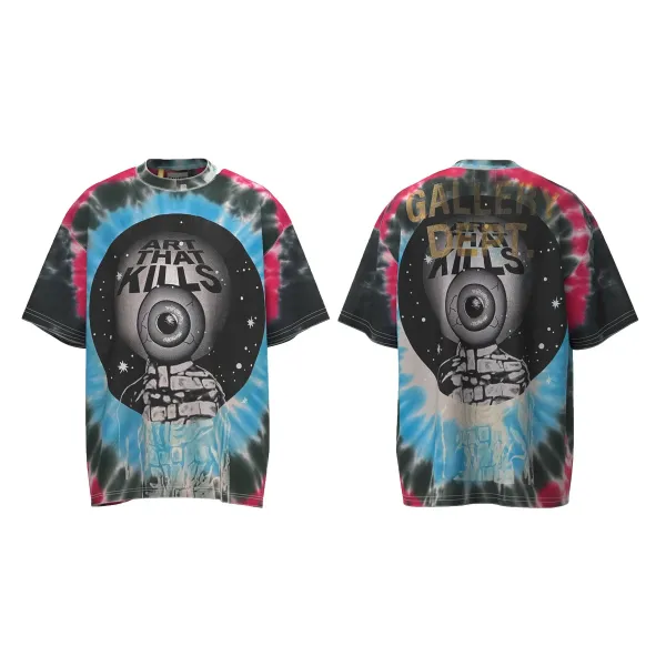 Gallery Dept x Art That Kills Tie-Dye Graphic T-Shirt - 1