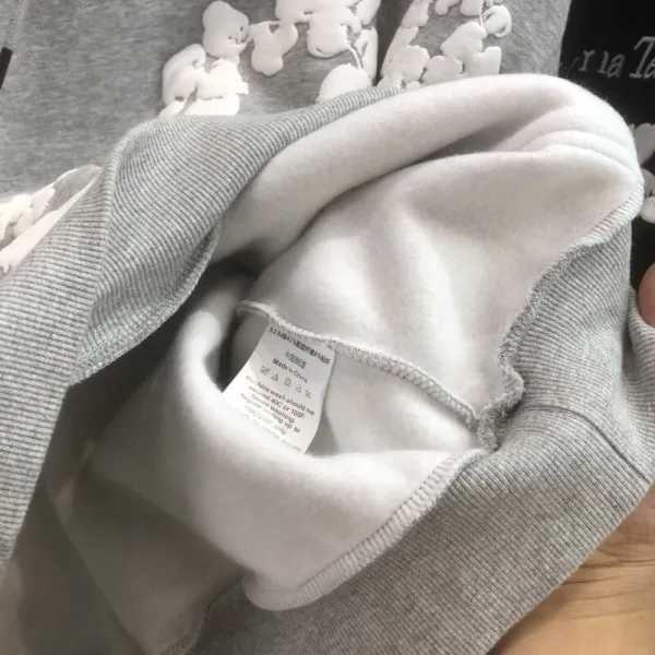 Saint Tears Oversized Graphic Hoodie Beige Multicolor Hoodie - 12