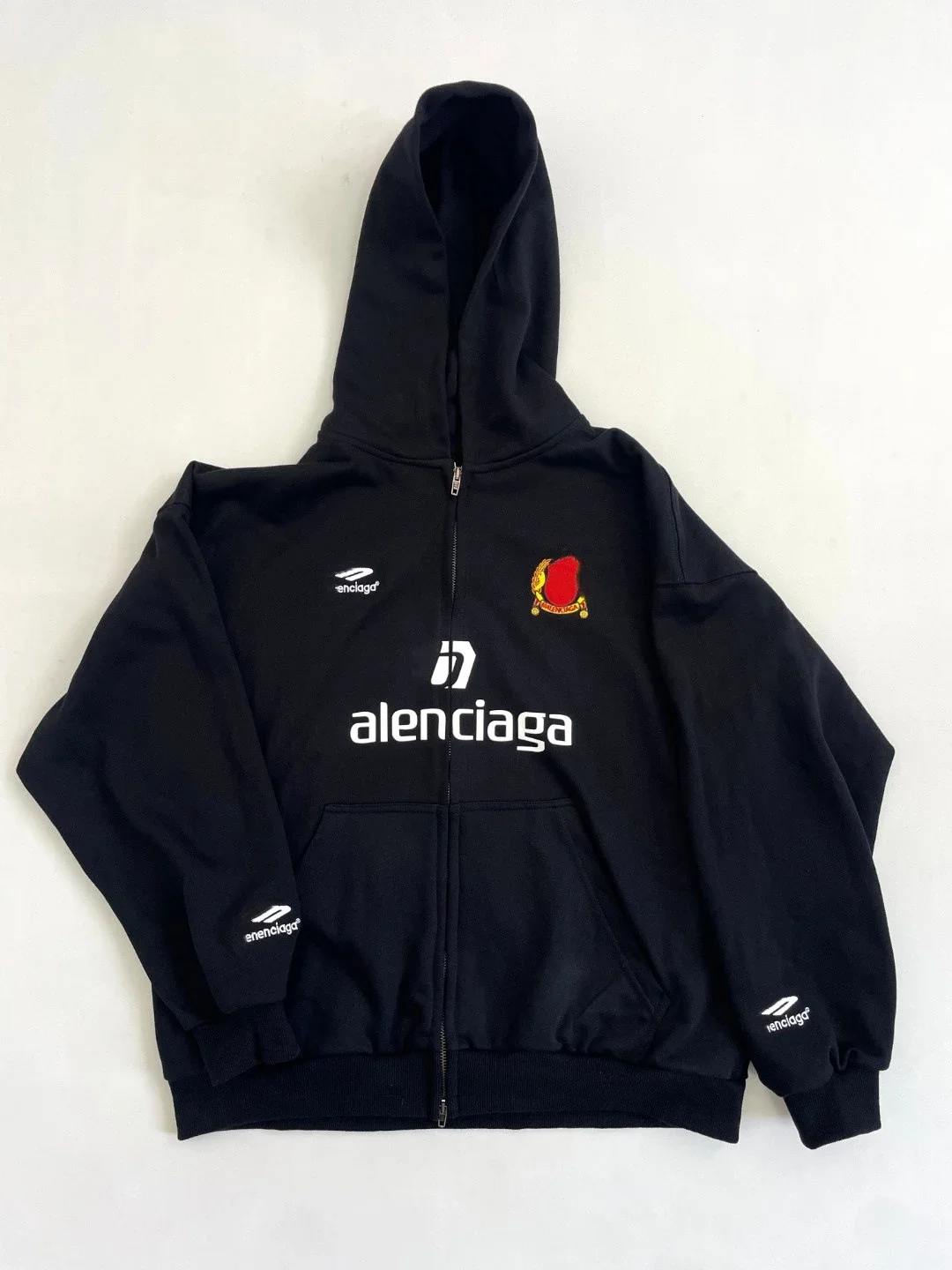 Balenciaga Sudadera Cremallera Fútbol