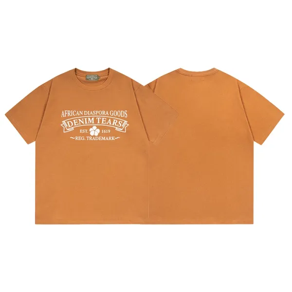 Denim Tears African Diaspora Goods T-Shirt Terracotta - 1