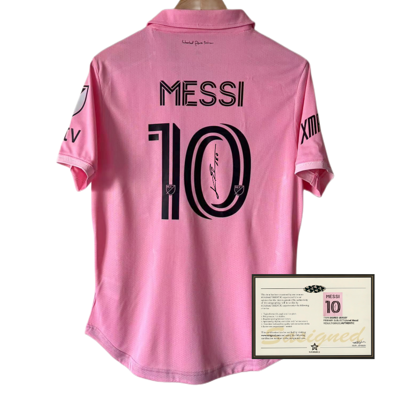 [Home Player Version] Pink Messi (Signed +