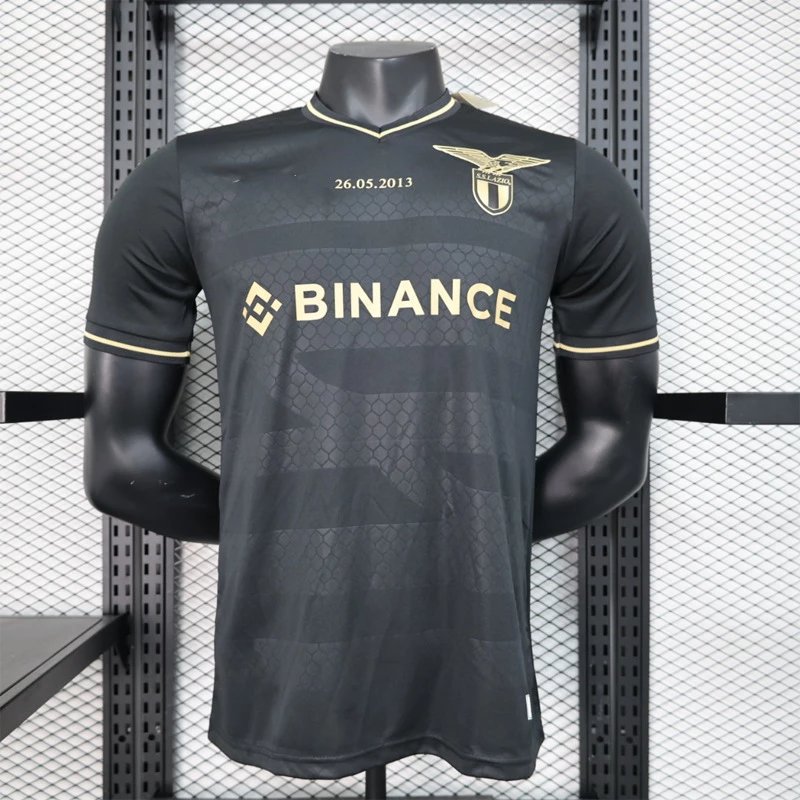 Juventus 2023-24 Third Jersey Black White Yellow Striped Jersey - 7